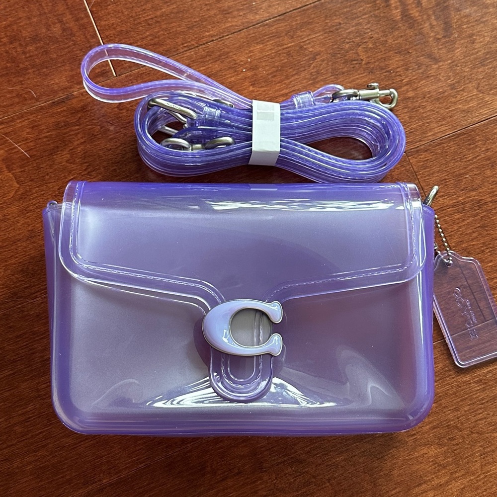 Coach Tabby Crossbody Purse in Purple Jelly
